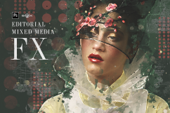 Editorial Mixed Media FX - Photoshop Add-On Extension Product Image 1