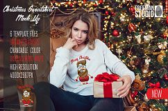Christmas Sweatshirt Mock-Up Product Image 1