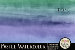 Watercolor Background Textures - Pastel Gradient Papers Product Image 5