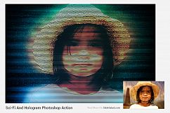 Sci-Fi And Hologram Photoshop Action Product Image 13