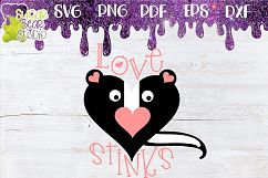 Love Stinks Skunk SVG Product Image 1