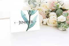 Green Leaves - Wedding Invitation Suite Ac.5 Product Image 8