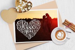 I Love You Vector Valentine Quote SVG Product Image 5