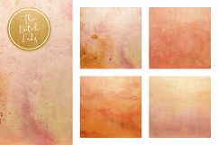 Copper &amp; Rose Gold Textures Scrapbook Paper Product Image 3