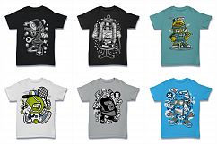  Cartoon Vector #2 Tshirt Design Bundle Product Image 14