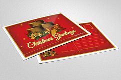 Christmas Postcard Template Product Image 2