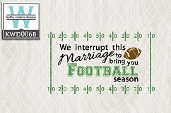 Football Cutting Files KWD006b Product Image 1