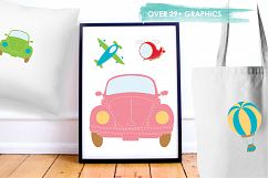 Stitched Transport graphics and illustrations Product Image 5