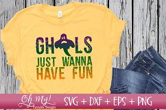 Ghouls Just Wanna Have Fun - SVG DXF EPS PNG Product Image 2