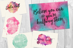 22 Watercolour Logo Textures Product Image 4