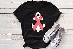 Hope Anchors Breast Cancer SVG Cancer Survivor 1005s Product Image 1
