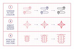 Line Icons - Navigation Product Image 4