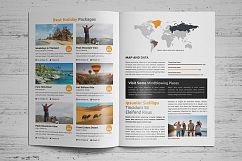 Holiday Travel Brochure Catalog Design v3 Product Image 4