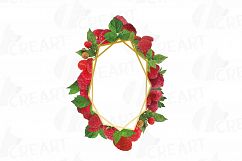 Raspberry frames watercolor clip art pack, Raspberry fruit Product Image 5