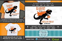 RAWR Means Trick or Treat Svg File - 4026 Product Image 1