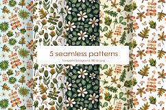 Autumn Forest - Watercolor Clip Art Set Product Image 4