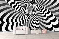 Abstract Optical Illusion Background Wallpaper Product Image 1