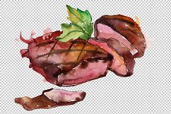 Meat steaks PNG watercolor set Product Image 2