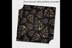 24 Luxury Black and Gold Christmas Holiday Digital Papers Product Image 5