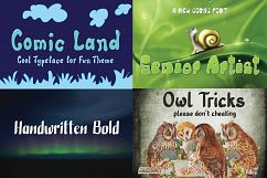 MEGA SALES 62 FONTS BUNDLE Product Image 8
