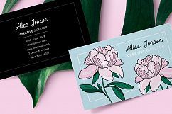 Botanical Business Card Product Image 2