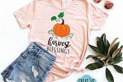 Harvest Blessings svg, Harvest Wishes svg Product Image 2