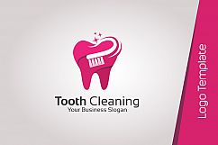 Dental Logo Template - Tooth Cleaning Product Image 4