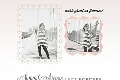 Vintage Lace Borders - PNG, PSD &amp; Vector Files Product Image 3