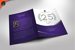 Regal Purple and Silver Church Anniversary Photoshop Program Product Image 1