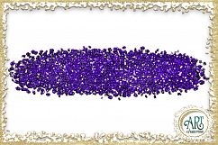 Brush Strokes in Violet Glitter - Digital Clipart 24 of beautiful PNG files Product Image 19