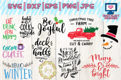 christmas bundle svg, dxf, png, jpg, eps Product Image 2