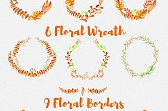 Fall Watercolor clipart Autumn Product Image 9