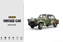 Vintage Car Mockup Product Image 1