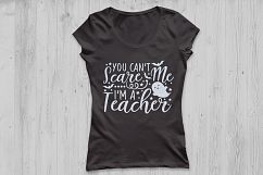you can&#039;t scare me i&#039;m a teacher svg, halloween svg, teacher Product Image 2