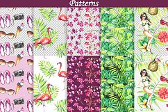 Tropical watercolor clipart Product Image 6