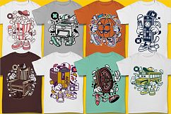 Cartoon Vector #3 Tshirt Design Bundle Product Image 15