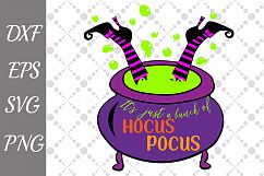Hocus Pocus Svg, WITCH CAULDRON SVG,Halloween Svg Product Image 1