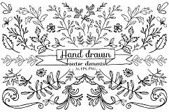 Hand drawn vector elements Product Image 1