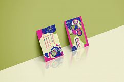 Memphis Style Business Cards Product Image 6