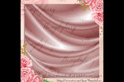 16 Marsala Luxury Silk Satin Cloth Texture Digital Papers Product Image 4