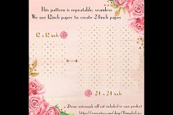 16 Seamless Gold Minimalist Dot Overlay Transparent Papers Product Image 24