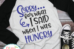 Sorry for what I said when I was Hungry Product Image 2
