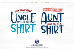 My Favorite... Gave Me This Shirt SVG Bundle - 15 Designs Product Image 14