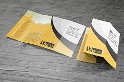11×17 Double parallel Fold Brochure Mockups Product Image 5