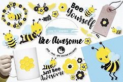 Bee awesome graphics and illustrations Product Image 1