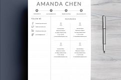 Clean Professional Resume Template Word Product Image 6