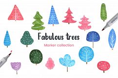 Fabulous Trees Marker Collection Product Image 1