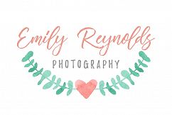 Watercolor Hearts Clipart PNG JPG Product Image 3