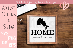 Home Svg, Canada Svg, Canadian Silhouette Svg, Home Sign Product Image 7