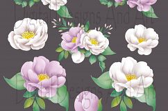 Flowers in purple and white Product Image 3